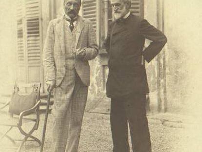 Giuseppe Verdi y Arrigo Boito.