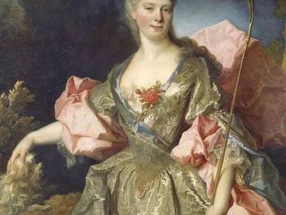 La 'salonard' Madame de Lambert, en un oli de Nicolas de Largillière.