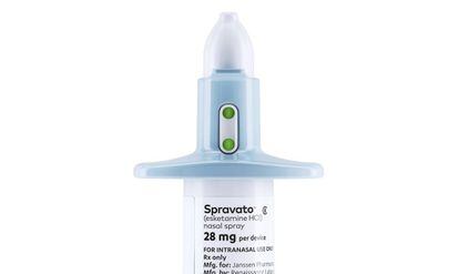 Imagen proporcionada por Janssen del nuevo medicamento Spravato en formato de 'spray' nasal.