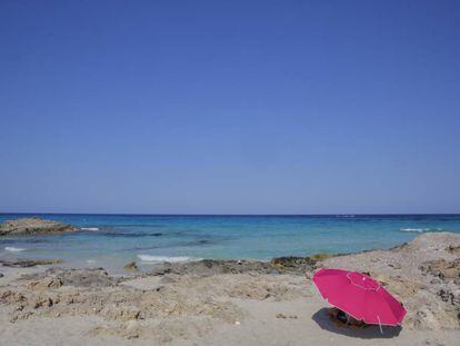 Una platja de Formentera.