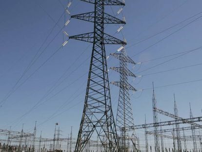 Torres eléctricas, en Salamanca.