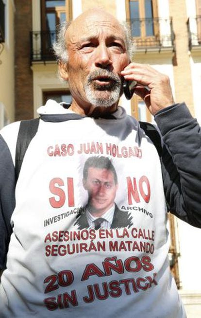 Francisco Holgado, a su llegada a Madrid el pasado octubre.