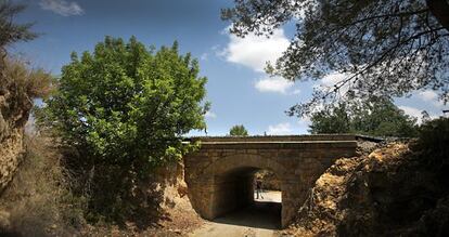 La vía verde del antiguo ferrocarril de Ojos Negros.