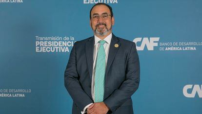 El presidente ejecutivo de CAF-banco de desarrollo de América Latina y el Caribe, Sergio Díaz-Granados.