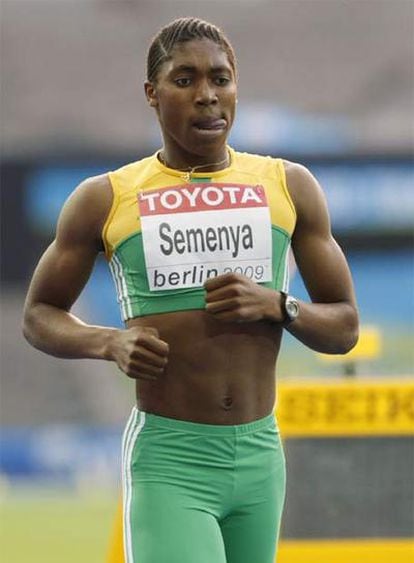 La surafricana Caster Semenya.