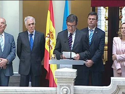 Toma de posesión del nuevo presidente asturiano