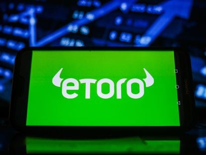 Logo de eToro en una imagen de archivo.