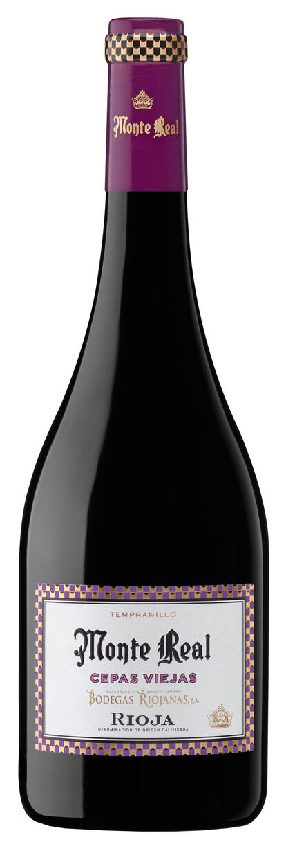 <a href="https://www.bodegasriojanas.com/"target="_blank">Bodegas Riojanas</a> rinde homenaje a la historia con su nuevo Monte Real Cepas Viejas 2021, siguiendo la línea que comenzó hace dos años con su primer Monte Real de edición limitada, Cuvée. Elaborado con uva tempranillo, procedente de dos viñedos plantados en los años 70, ubicados en Cenicero. De color rojo con destellos violáceos, tiene buena capa e intensidad. En nariz presenta aromas frutales entremezclados con notas de tofe y especias que proceden de su estancia en barrica de roble durante 12 meses. En boca es carnoso, con estructura. Precio: 15 euros.