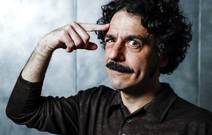 El humorista Darío Adanti, fotografiado en el hotel de Las Letras de Madrid.