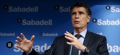 Jaume Guardiola, consejero delegado de Banco Sabadell 