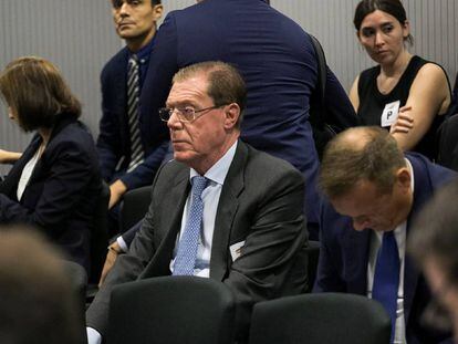 Primera sesión del juicio contra la excúpula de Banco de Valencia, entre ellos del ex consejero delegado Domingo Parra. 