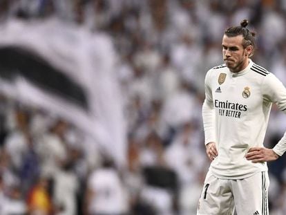 Gareth Bale durante el trascurso del clásico de Liga celebrado el sábado pasado.