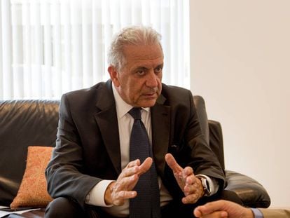 El comisario de Interior, Dimitris Avramopoulos.