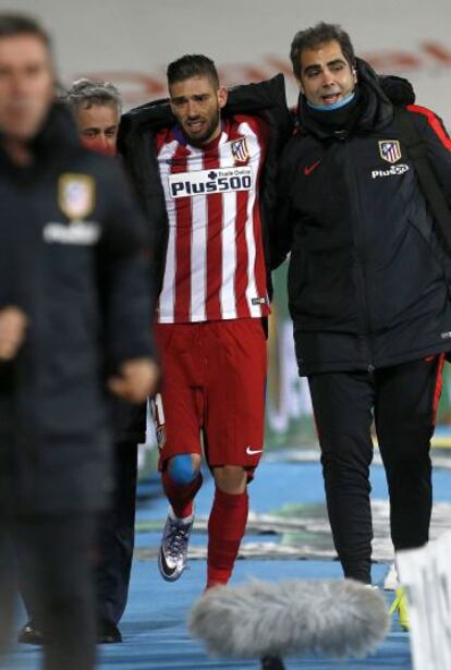 Carrasco abandona el Coliseum Alfonso Pérez lesionado