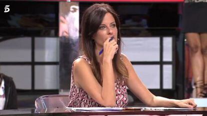 Cristina Seguí, en un programa de Telecinco.