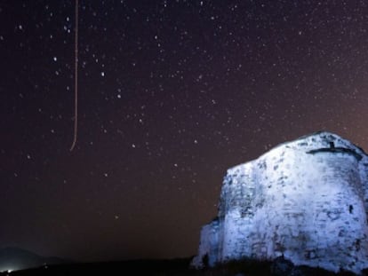 Lluvia de estrellas perseidas, en agosto de 2013.