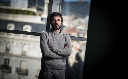 Oleguer Pujol, en el despacho de su abogado, Cristóbal Martell.