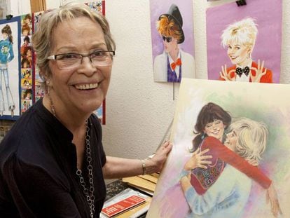 La dibujante Purita Campos en 2010.