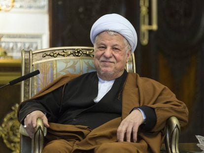 El expresidente Rafsanyan&iacute;, a finales de 2015, en Teher&aacute;n.