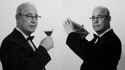 Jeronimo Vaquero, barman y propietario de la cocteleria Boadas, el pasado 21 de julio en Barcelona.