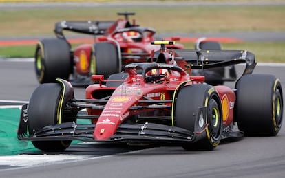 Uno de los momentos donde el piloto español de Ferrari encabeza la carrera.