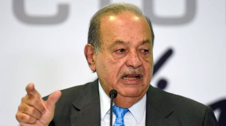 El empresario mexicano Carlos Slim en la foto.
