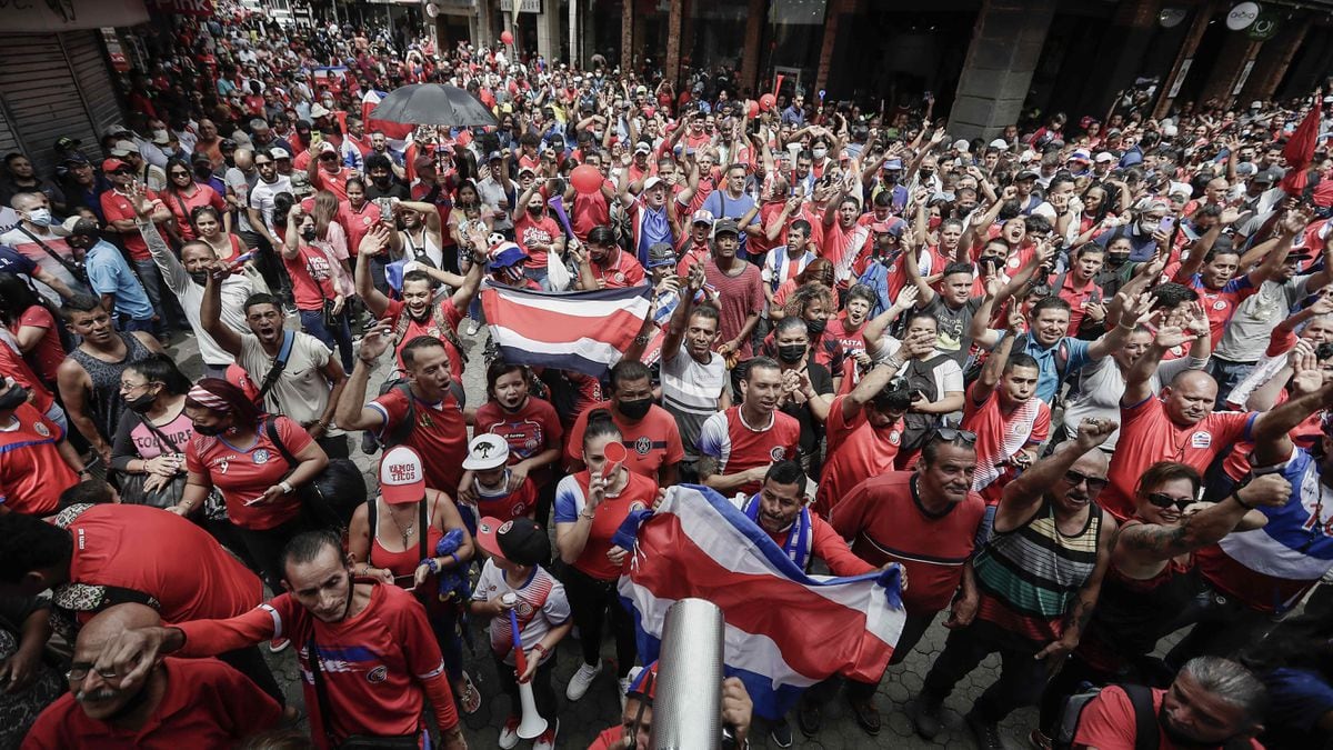The game Costa Rica celebrates its qualification for the World Cup to be held in Qatar