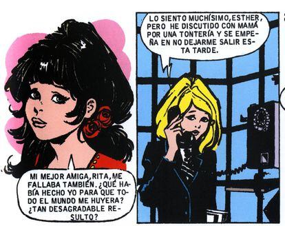 Viñetas de 'Esther y su mundo', de Purita Campos.
