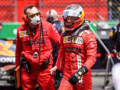 Carlos Sainz, en el circuito de Portimao.
