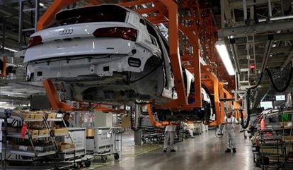 Una planta de Audi en San Jose Chiapa (México) en abril de 2018.