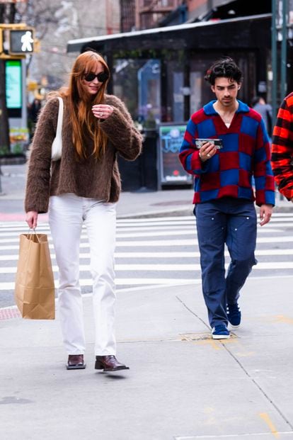 Sophie Turner y Joe Jonas en Nueva York el pasado marzo, antes de su divorcio.