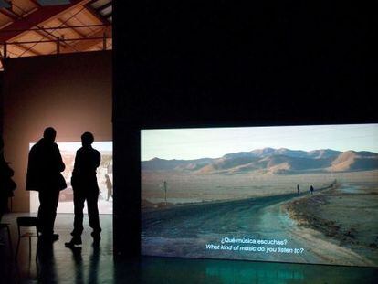 Exposici&oacute;n de Jordi Colomer en el Centro de arte La Panera de Lleida.