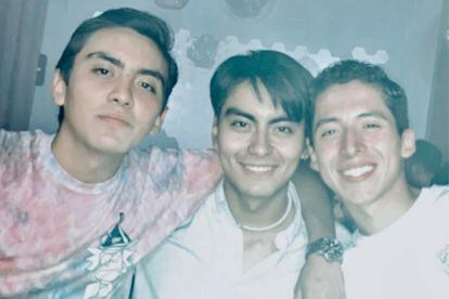 Fabián Orozco Mateos, Jesús Orozco Mateos y Pedro Mateos, tres de los cinco estudiantes de medicina asesinados en Celaya.