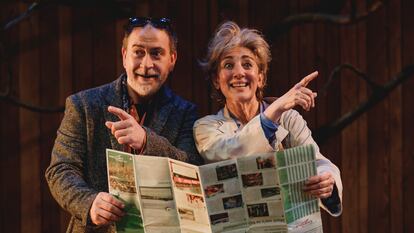 Santiago Molero e Isabel Ordaz, en 'El beso', de Ger Thijs.