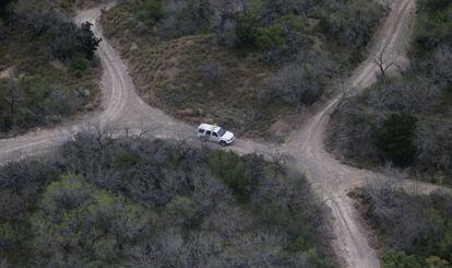 Una patrulla fronteriza en el l&iacute;mite entre Texas y M&eacute;xico.