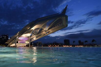 Vista del Museo del Mañana en Río de Janeiro (Brasil).