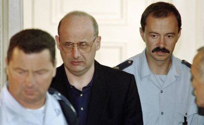 Jean-Claude Romand durante su juicio, en 1996