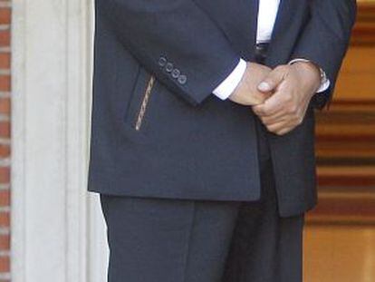 Evo Morales, en La Moncloa, en septiembre de 2009.