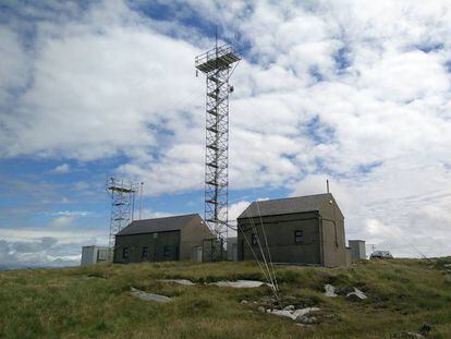 Estación de Mace Head, en Irlanda, una de las bases de vigilancia atmosférica de la red mundial AGAGE.