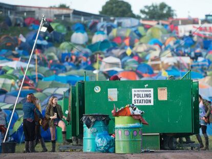 Los baños de Glastonbury, uno de los mayores festivales que se celebran en el mundo