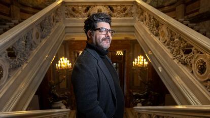 El director de cine argentino Rodrigo Moreno el miércoles 13 de marzo en Casa de América de Madrid.