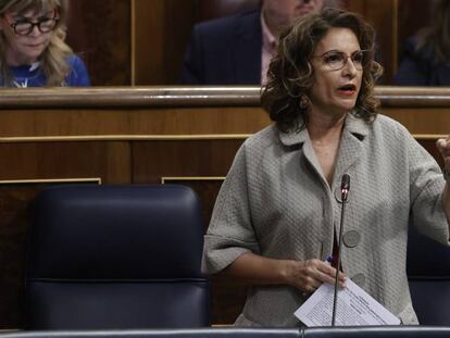 Maria Jesús Montero, ministra de Hacienda y Función Pública.