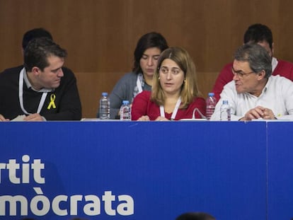 David Bonvehí, Marta Pascal i Artur Mas.