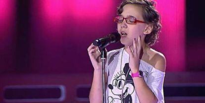 Iraila, concursante de &#039;La Voz Kids&#039;.