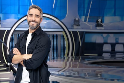 Roberto Leal en el plató de 'Pasapalabra'.