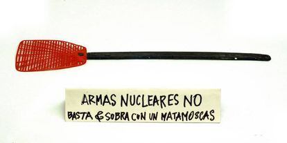 Uno de los artefactos o poemas visuales de Nicanor Parra.
