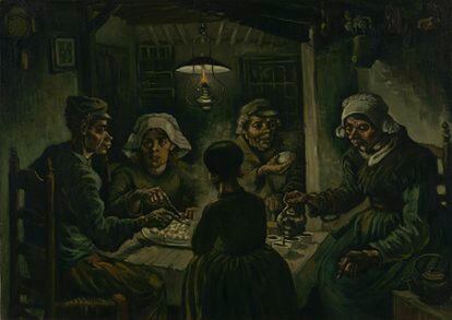 'Los comedores de patatas' (1885), expuesto en el Museo Van Gogh de Ámsterdam.