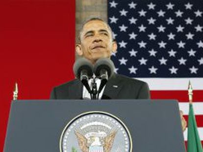Obama durante su discurso de este viernes