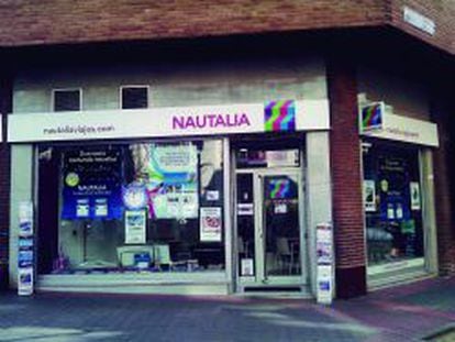 Oficina de la agencia de viajes Nautalia.
