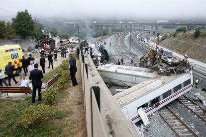 Accidente de tren en Santiago 